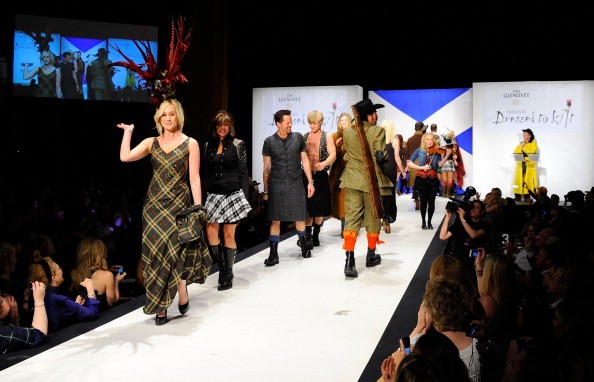 Модный показ Dressed To Kilt в шотландском стиле