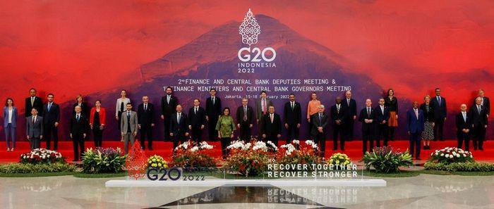 . Встреча министров финансов и управляющих центральных банков G20 в Джакарте 17 февраля 2022 года. (Photo by MAST IRHAM/POOL/AFP via Getty Images) | Epoch Times Media