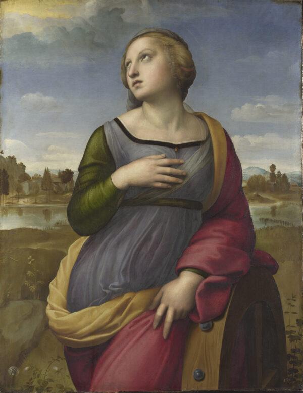 «Святая Екатерина Александрийская», около 1507 года, Рафаэль. Национальная галерея, Лондон. (Национальная галерея, Лондон)