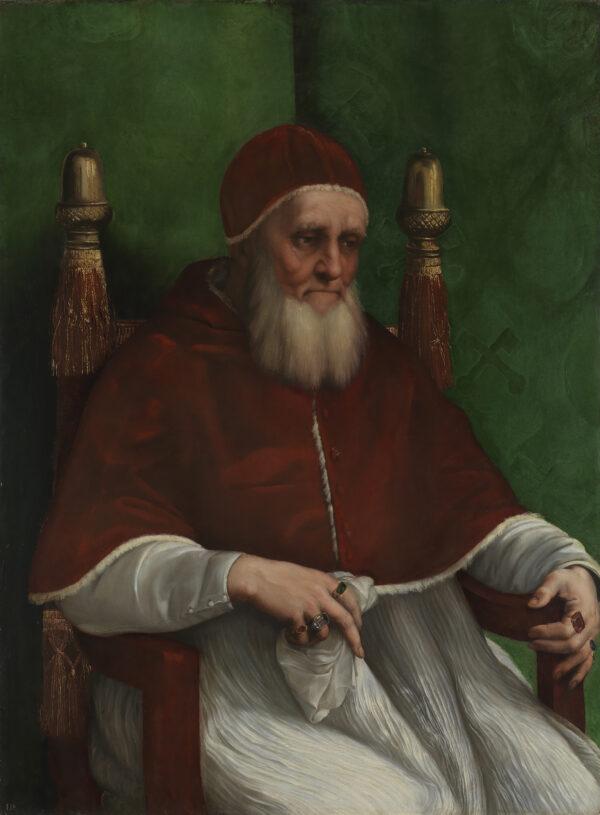 «Портрет папы Юлия II», 1511 год, Рафаэль. Национальная галерея, Лондон. (Национальная галерея, Лондон)