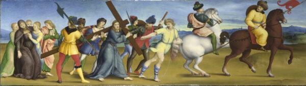«Шествие на Голгофу», 1504–1505 гг., Рафаэль. Национальная галерея, Лондон. (Национальная галерея, Лондон)