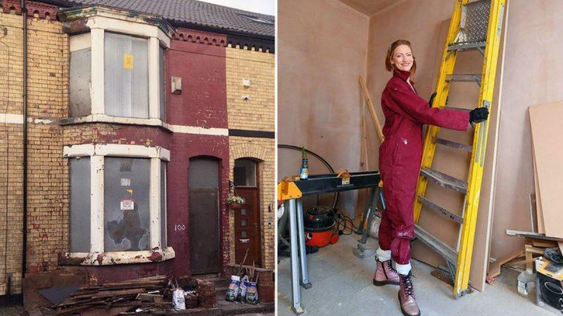 Женщина купила ветхий дом за £1 и превратила его в потрясающее жилище